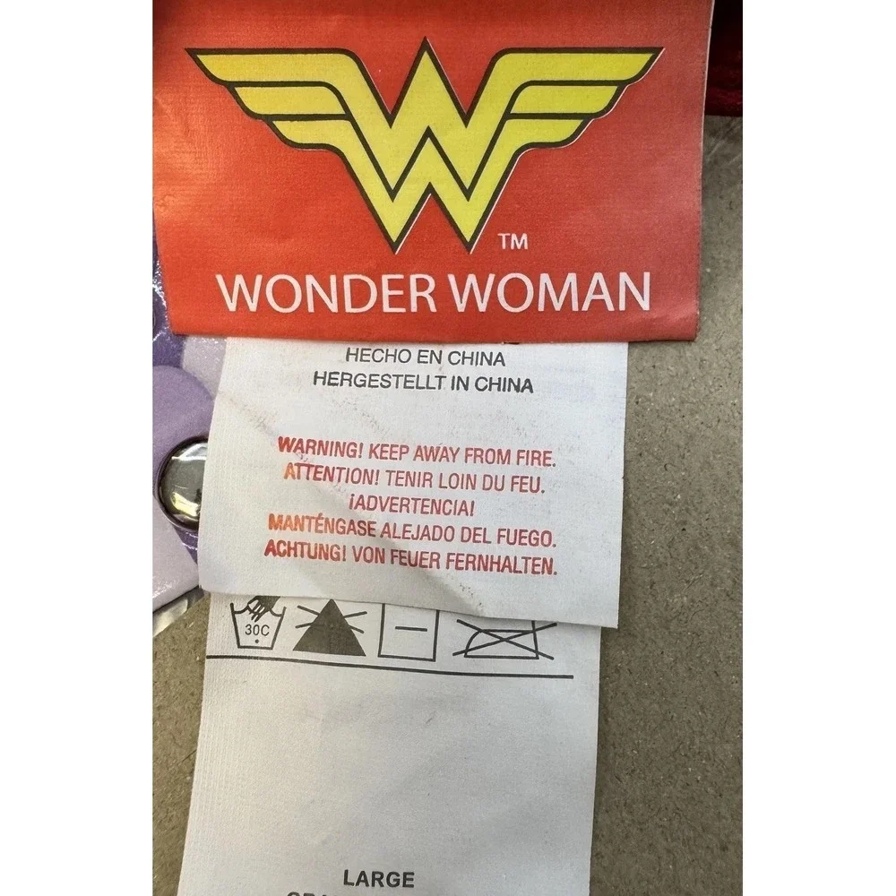 Wonder Woman Dog Costume Large DC Comics Rubies Superhero Dress Headpiece New